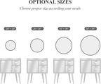 Itrue 24 Inch Round Wall Mirror, Brushed Black Metal Framed Circle Bathroom - Image 7