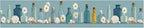 Coastal Wallpaper Border 196x4 Inch Peel and Stick Wall Border Self Adhesive - Image 2