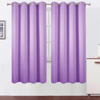 LEMOMO Blackout Curtains 66 x 72 Inch Long Lavender Curtains Set of 2 Panels by Lemomo