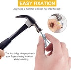 117Pcs Picture Hangers, 3 Size Picture Hooks Including 30/50/100lbs, Picture - Image 5