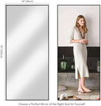 Koonmi 76"x34" Floor Mirror Full Length, Bedroom Floor Body Mirror - Image 7