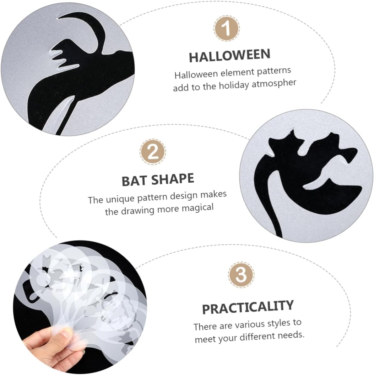 32pcs Coffee Stencils for Latte Art Cake Decorating Versatile Molds Diverse Patterns for Cappuccino Cupcake and Hot