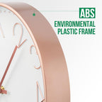 Wall Clock 10 Inch Non-Ticking Silent Modern Simple Style Round Decor Clock - Image 4
