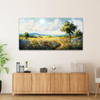 hyidecorart Nature Field Scenery Abstract Painting Large Wall Art - Image 6