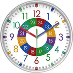 XFM Wall Clock for Kids 16 Inch Kids Teaching Wall Clocks Battery Operated by XFMWallClock