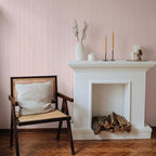 Tempaper Textured Metallic Pink Faux Grasscloth Removable Peel and Stick - Image 4
