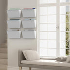 Gawerk Clear Acrylic Single Pocket, Plastic Hanging Wall Mount File Holder - Image 7
