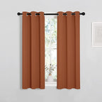 NICETOWN Burnt Orange Window Curtains Blackout Drapes, 1 Pair, 29 by 40 inches by NICETOWN