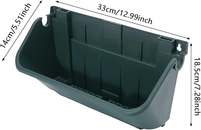 Vertical Wall Planter with 24 Pots, Hanging Garden Plant Flowerpot Holder - Image 2