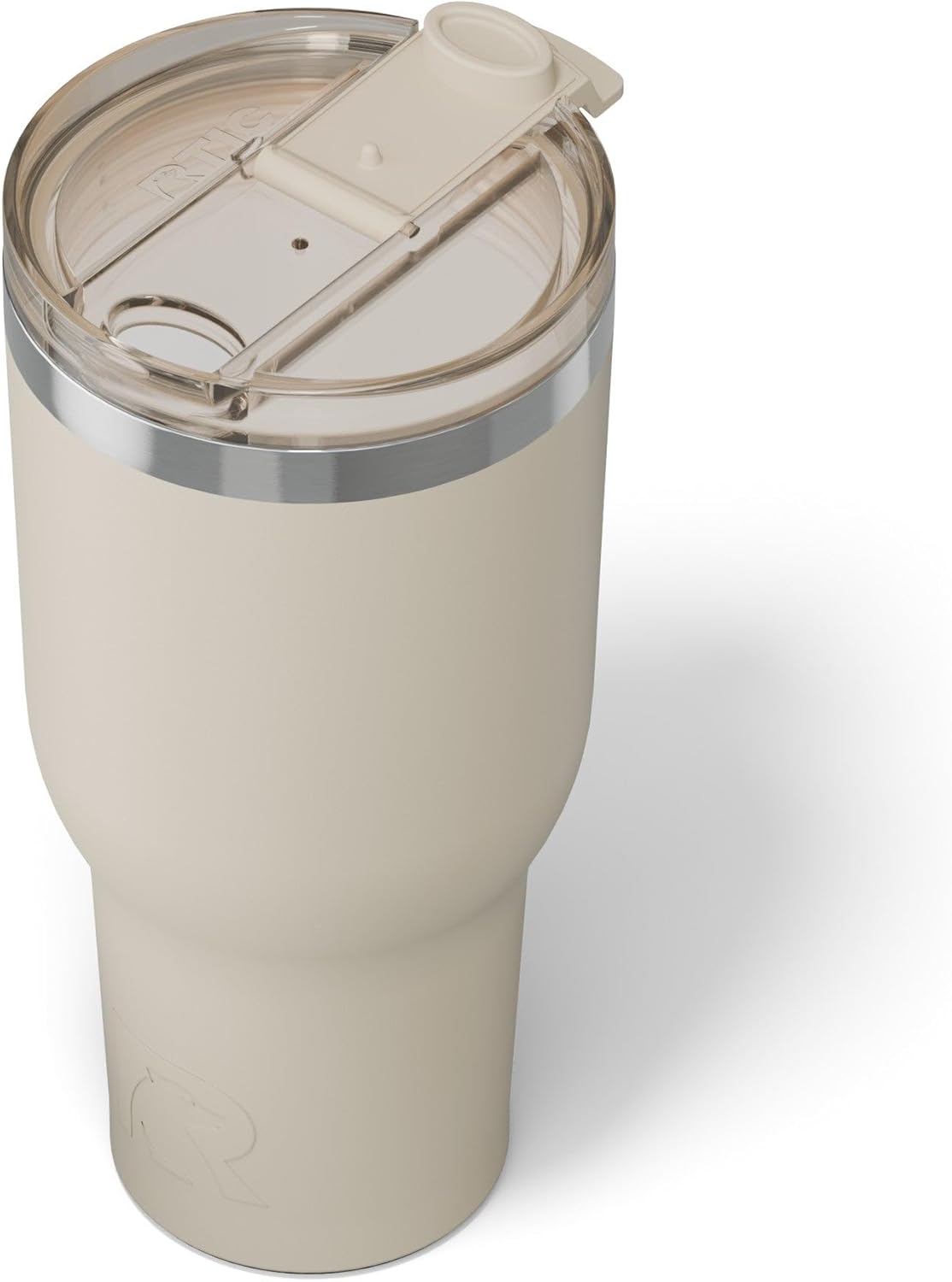 RTIC 40oz Essential Tumbler with Lid, Insulated, Stainless Steel, Metal, Double Wall Vacuum-Insulation, Ceramic Lined, Travel Cup for Iced Coffee, Tea, Hot and Cold Drink, Beach