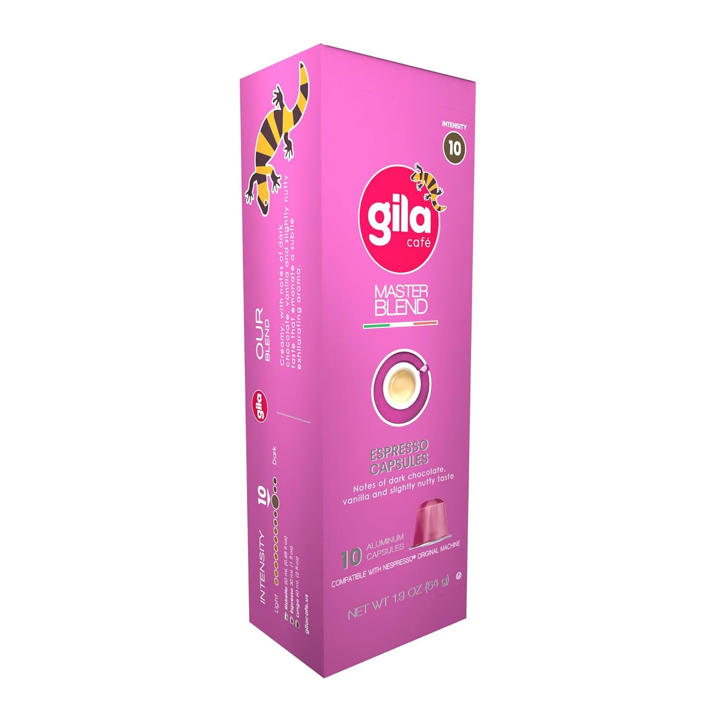 GILA Cafe Mexico aluminum coffee capsules compatible with Nespresso Original Machines