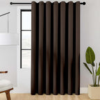 ChrisDowa Room Divider Curtain 84 Inches Long, Wide Blackout Sliding Door by ChrisDowa