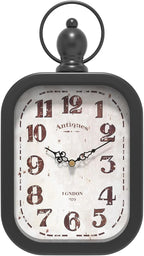 Menterry Small Retro Rectangle Wall Clock by Menterry