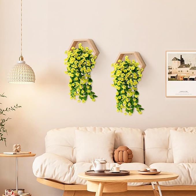 ZFProcess Artificial Fake Hanging Flowers Plants - Image 2