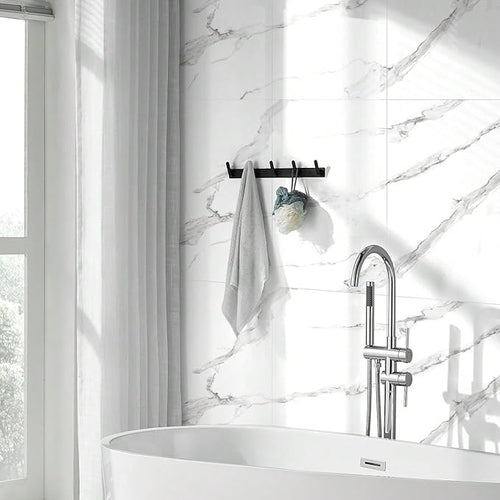 10pcs Marble Peel and Stick Waterproof Wall Panels, Heat-Resistant Backsplash - Image 2