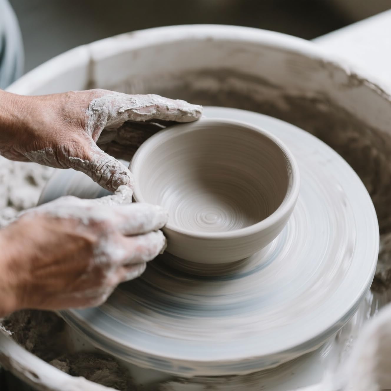 White Matcha Bowl with Spout - Chawan - Ceramic Matcha Bowls - Japanese Traditional Macha Tea Bowl for Mixing - Matcha Cup - Matcha Accessories - More Durable than Glass