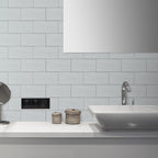 AULIGET 20-Piece Brushed Metal Peel and Stick Backsplash Tile, Laundry Room - Image 5