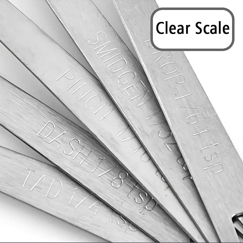 1PCS 1/6 Teaspoon(1/6tsp, 0.83ml) Single Tiny Measuring Spoon, Small Individual Stainless Steel Measure Spoons Only