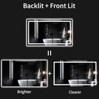 LED Bathroom Mirrors 38"x48" Bathroom Mirror - Image 2