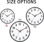 Wall Clocks Battery Operated 8 inch Modern Wall Clock, Silent Non Ticking Wall - Image 5