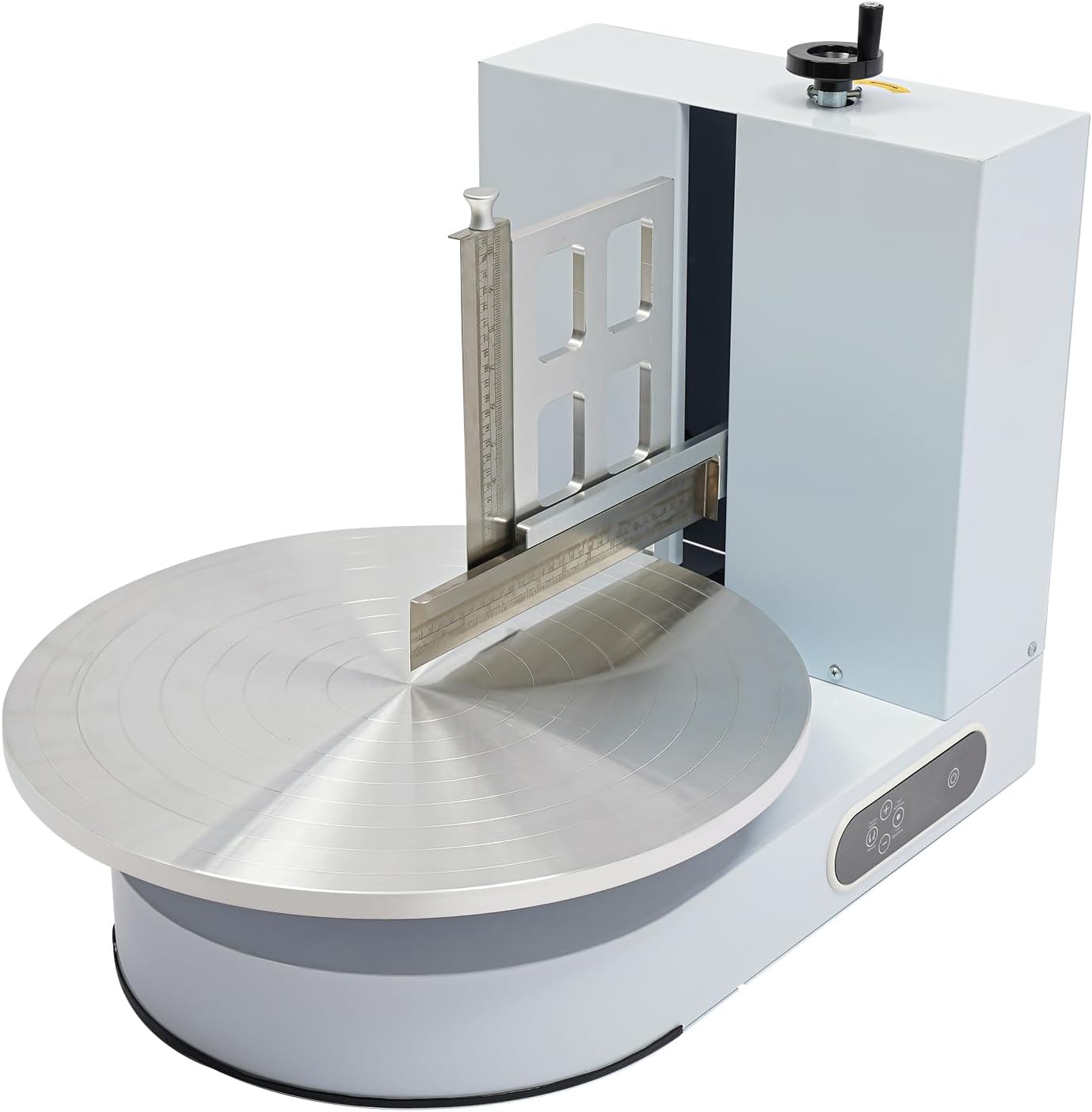 Electric Cake Decorating Machine Cream Coating Spreading Smooth Machine Surface Scraper for 4-16inch Cakes, 0-320RPM Adjustable Rotating Speed