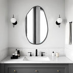 BOMINICA Irregular Wall Mirror Asymmetrical Mirror - Image 2