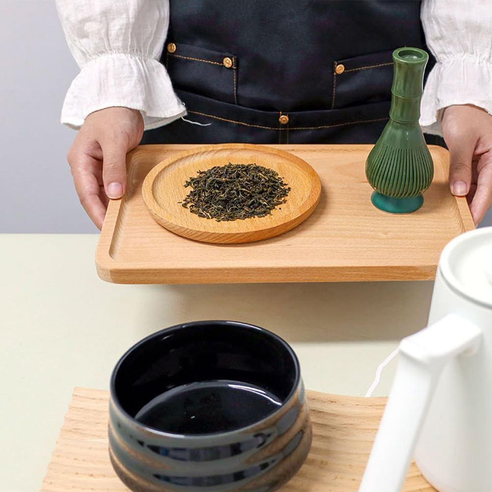 Traditional Matcha Whisk Reusable PP Resin Matcha Whisk Chasen Dishwasher Safe Matcha Stirrer Matcha Green Tea Powder Preparation Prepare Japanese Matcha Tea (Green)