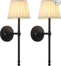 KDG Cordless Wall Sconces Set of 2, Small Wireless 5200mAh Rechargeable Battery by KDG