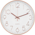 Wall Clock 10 Inch Non-Ticking Silent Modern Simple Style Round Decor Clock by BAKBRAND