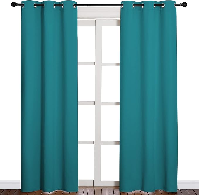 NICETOWN Room Darkening Curtains 84 inch Length 2 Panels, Thermal Insulated - Image 2