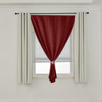 AJAZZ 100% Window Blinds Blackout Portable Blackout Curtains Adhesive Curtains - Image 7