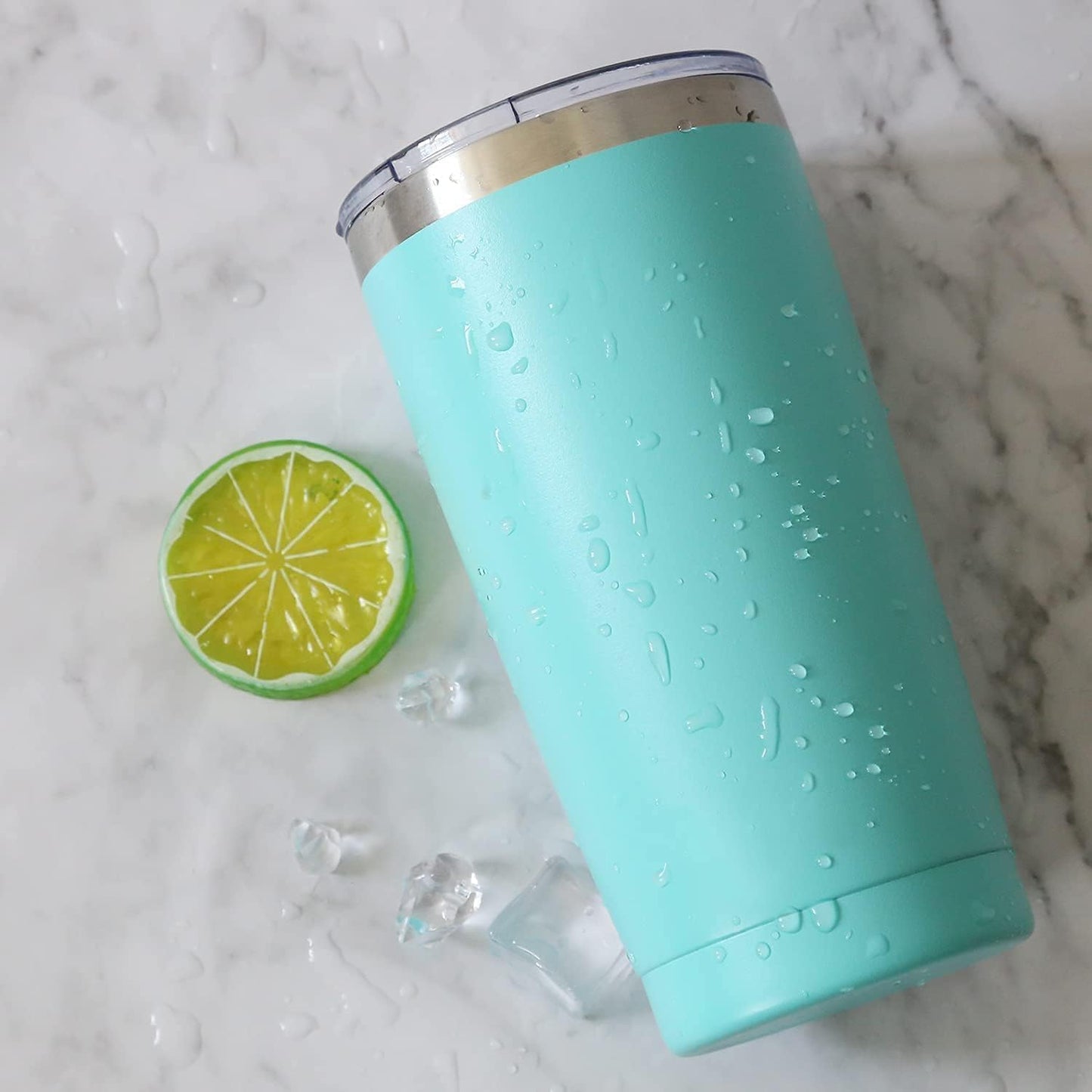 16 Pack 20oz Tumbler Vacuum Insulated Travel Mug with Lids, Stainless Steel Double Wall Bulk Cup for Home, Office, Outdoor Suitable for Vehicle Cup Holders