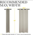 NICETOWN Room Darkening Short Curtain Panels - Image 7