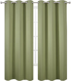 LEMOMO Sage Green Thermal Blackout Curtains/42 x 95 Inch/Set of 2 Panels Room - Image 2