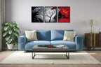 Wieco Art Framed Wall Art the Cloud Tree Wall Art HD print of Oil Paintings - Image 2
