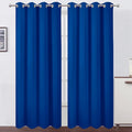 LEMOMO Blackout Curtains 52 x 90 Inch Long Royal Blue Curtains Set of 2 Panels by Lemomo