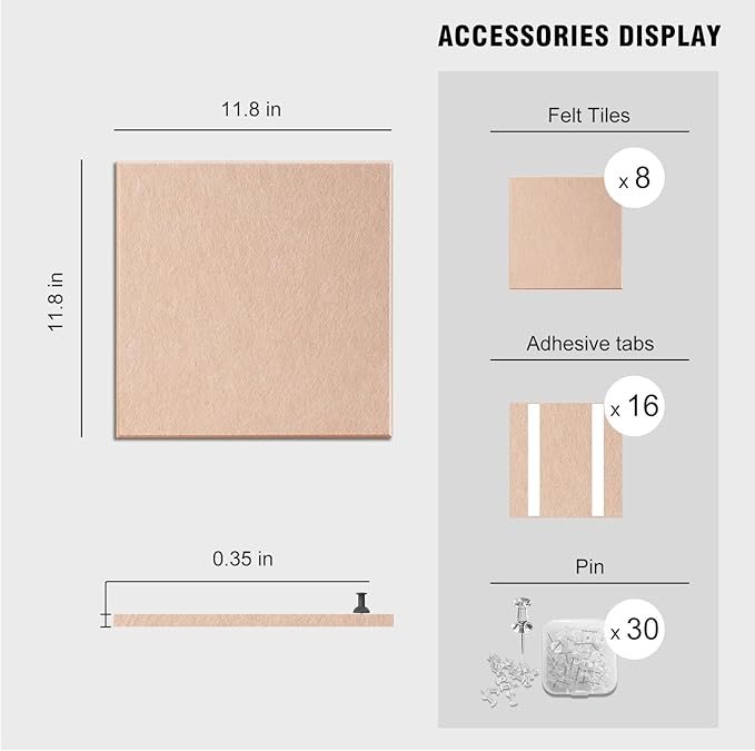 TSJOFFICE Large Cork Board for Wall - Image 6