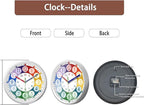 XFM 2 Pieces Learning Clock for Kids 8 Inch Silent Wall Clocks Battery Operated - Image 7