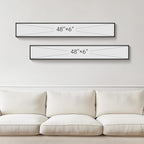 Long Narrow Framed Sage Green Vertical Abstract Wall Art Set, 2 Piece Modern - Image 5