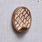 Indian Shelf 6 Lb- 6 Pieces Decorative Wood Adhesive Wall Hooks–Boho Peel and by IndianShelf