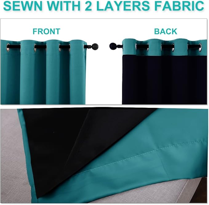 NICETOWN Extra Long Truly Blackout Drapes - Image 5
