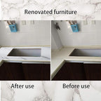 BAYYA White Marble Wallpaper Peel Stick Countertop Contact Paper White Granite - Image 6