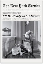 Vintage Newspaper Wall Art Trendy Black and White Aesthetic Posters Funny I'll by FuSatisYilife