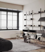 Dimoon 78.7''x17.7'' White Peel and Stick Wallpaper Contact Paper Modern Self - Image 3