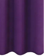 LEMOMO Blackout Curtains 66 x 54 Inch Long Purple Curtains Set of 2 Panels Room - Image 8