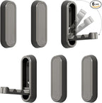 6PCS Foldable Wall Hooks, Zinc Alloy Flip Down Hooks, Retractable Wall Hooks by XSGTZMJ