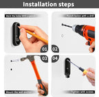 4PCS Foldable Wall Hooks, Flip Down Design - Image 6
