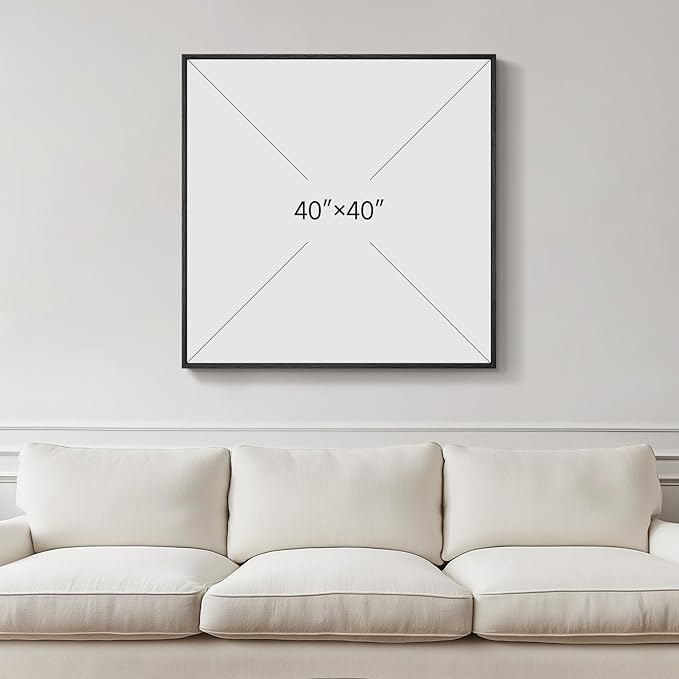 Extra Large Framed Colorful Abstract Wall Art - Image 3