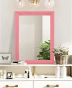 AAZZKANG Rectangle Mirror with Wood Frame Modern Farmhouse Wall Mirrors Decor - Image 4