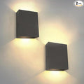 KICAAO LED Wall Sconces Set of Two, 12W Modern Wall Light, Hardwired Aluminum by KICAAO